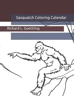 Sasquatch Coloring Calendar 1