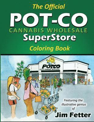 bokomslag Cannabis Coloring Book: Pot-Co Cannabis Coloring Book