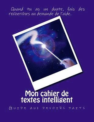 bokomslag Mon cahier de textes intelligent: Guide aux devoirs