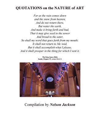 Sr. Jackson, Nelson J. - Quotations on the Nature of Art, Häftad
