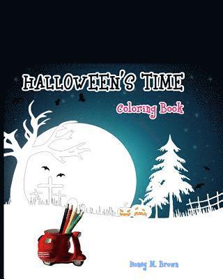 Halloween's time: coloring for relax 1