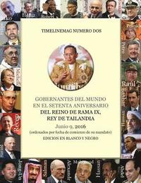 bokomslag Gobernantes del mundo en Junio 2016: Aniversario 70 del reinado de Rama IX, Rey de Tailandia