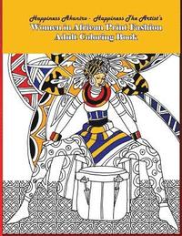 bokomslag Women in African Print Fashion Adult Coloring Book