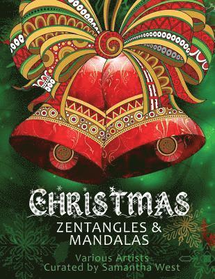 Christmas Zentangles and Mandalas: Coloring Books for Grown-Ups, Adult Relaxation 1