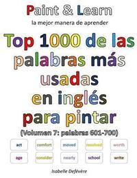 bokomslag Top 1000 de las palabras más usadas en inglés (Volumen 7 palabras 601-700)