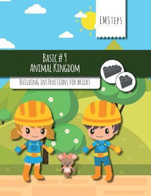 bokomslag EMSteps #09 Animal Kingdom: Building instructions for bricks