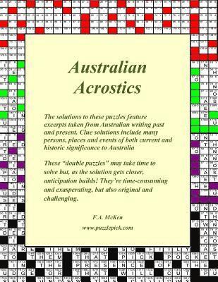 Australian Acrostics 1