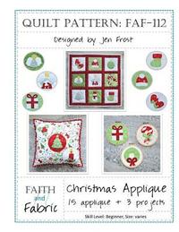 bokomslag Christmas Applique: 15 Holiday Applique + 3 Finished Quilt Projects