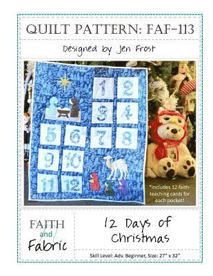 bokomslag 12 Days of Christmas Quilt Pattern