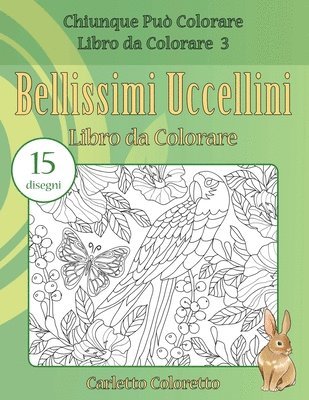 Bellissimi Uccellini Libro da Colorare: 15 disegni 1