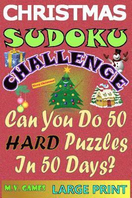 Christmas Sudoku Challenge: Can you do 50 hard puzzles in 50 days? 1