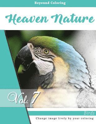 Birds in the Nature: Grayscale Photo Adult Coloring Book of Animals, De-stress Relaxation Stress Relief Coloring Book: Series of coloring b 1