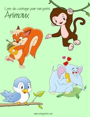 bokomslag Livre de coloriage pour tout-petits Animaux 1, 2 & 3