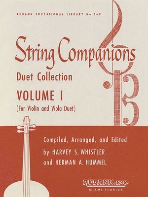 String Companions, Volume 1: Violin and Viola Duet Collection Published in Score Form, Häftad