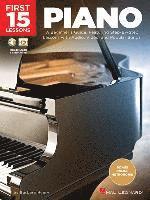 bokomslag First 15 Lessons - Piano