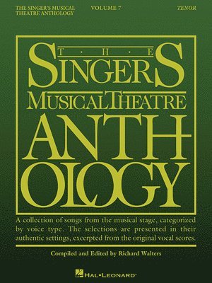 Richard Walters - The Singer's Musical Theatre Anthology - Volume 7 Tenor Book, Häftad