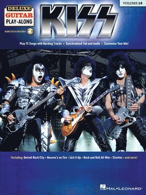 KISS DELUXE GUITAR PLAYALONG VOLUME 18, Häftad