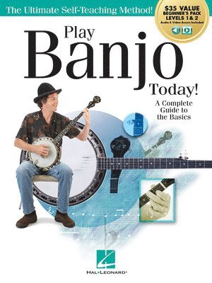 bokomslag Play Banjo Today! All-In-One Beginner's Pack: Includes Book 1, Book 2, Audio & Video