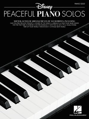 DISNEY PEACEFUL PIANO SOLOS, Häftad