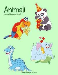 bokomslag Animali Libro da Colorare per Bimbi 3