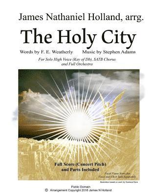 bokomslag The Holy City: For Solo High Voice (Db) SATB Choir and Orchestra
