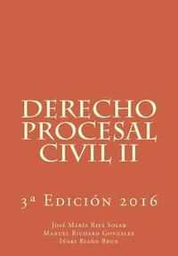 bokomslag Derecho Procesal Civil II