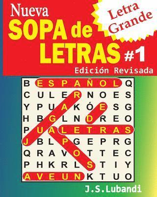 Nueva SOPA de LETRAS #1 (Letra Grande) 1