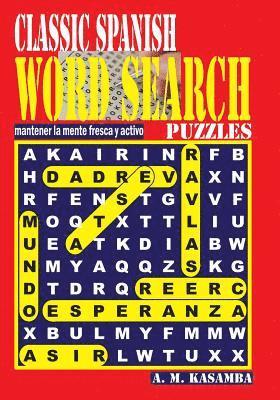 Classic Spanish Word Search Puzzles 1