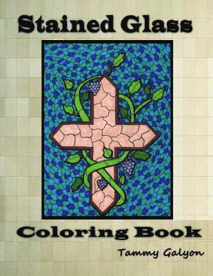 Stained Glass: Adult coloring book 1