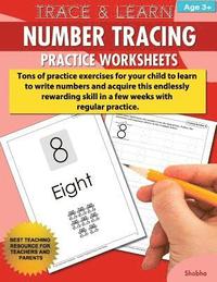bokomslag Trace & Learn Numbers Tracing Workbook Practice Worksheets: Daily Practice Guide for Pre-K Children