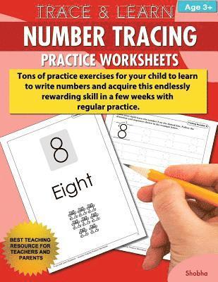 bokomslag Trace & Learn Numbers Tracing Workbook Practice Worksheets: Daily Practice Guide for Pre-K Children