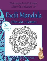 bokomslag Facili Mandala Libro da Colorare: 24 disegni