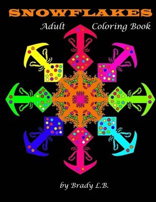 Adult Coloring Book: Snowflakes 1