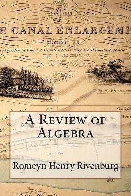 bokomslag A Review of Algebra