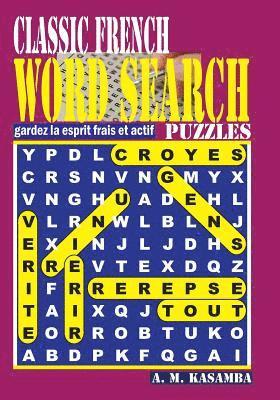 bokomslag CLASSIC FRENCH Word Search Puzzles.