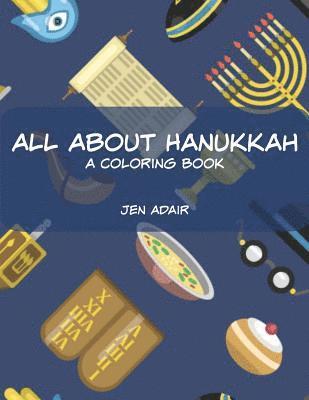 bokomslag All About Hanukkah: A Coloring Book