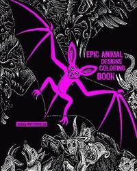 bokomslag Epic Animal Designs Adult Coloring Book