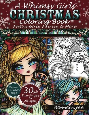 A Whimsy Girls Christmas Coloring Book 1