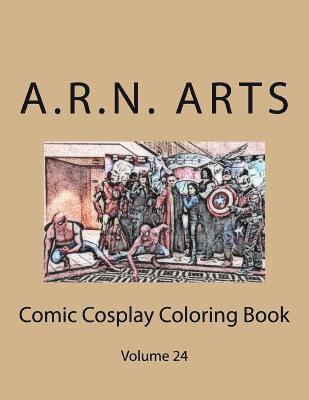 bokomslag Comic Cosplay Coloring Book: Volume 24