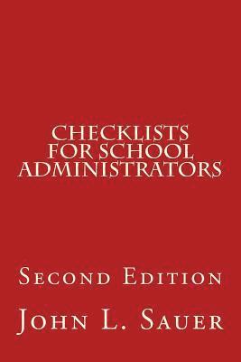 bokomslag Checklists for School Administrators: Second Edition