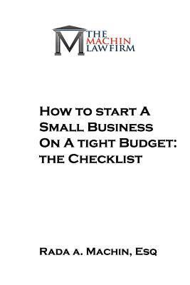 bokomslag how to start a small business on a tight budget: the checklist