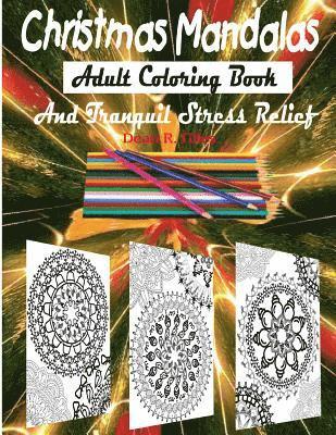 bokomslag Christmas Mandalas Adult Coloring Book and Stress Relief Therapy