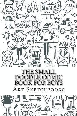 bokomslag The Small Doodle Comic Book for Boys: Staggered, 6' x 9', 100 Pages