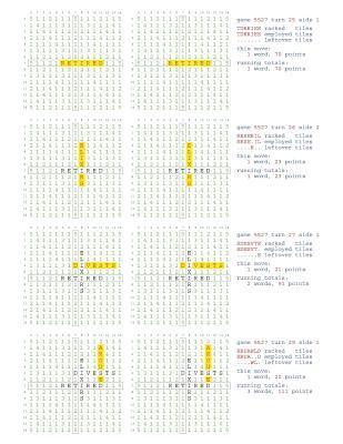 Fifty Scrabble Box Scores Games 5501-5550 1