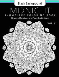 bokomslag Snowflake Coloring Book Midnight Edition Vol.2: Adult Coloring Book Designs (Relax with our Snowflakes Patterns (Stress Relief & Creativity))