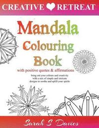 bokomslag Mandala Colouring Book: with Positive Quotes and Affirmations