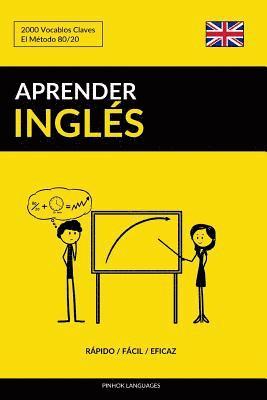 bokomslag Aprender Inglés - Rápido / Fácil / Eficaz
