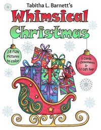 bokomslag Whimsical Christmas: Holiday Mandalas, Christmas Trees, Reindeer, Snowflakes, Gift tags and more to color