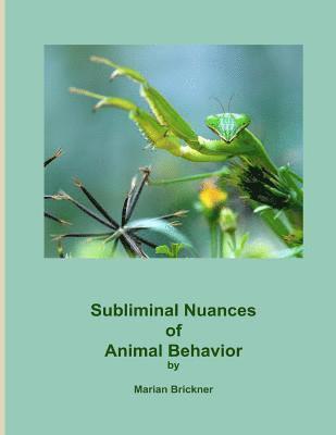 Subliminal Nuances of Animal Behavior 1