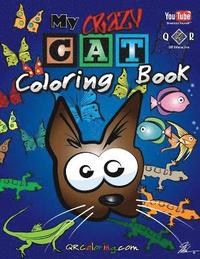 bokomslag My Crazy Cat Coloring Book